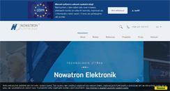 Desktop Screenshot of nowatron.cz