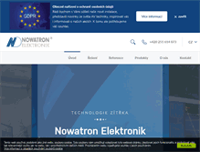 Tablet Screenshot of nowatron.cz